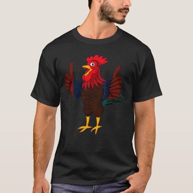 Hahn T-Shirt (Vorderseite)