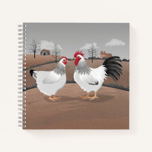 Hahn und Henne Notizbuch