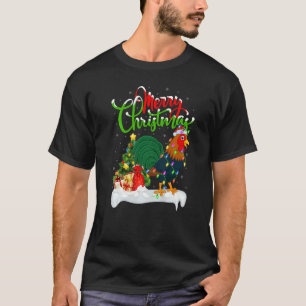 Hahn Vogel Weihnachtsdekorationen Weihnachtsmann H T-Shirt