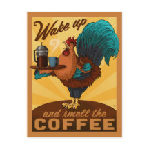 Hahn - Wach auf und riech den Kaffee
