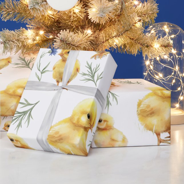 Hähnchen 1. Geburtstag Bauerntier Geburtstag Geschenkpapier (Feiertage)