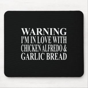Hähnchen Alfredo Bekleidung Beste Lustige Knoblauc Mousepad