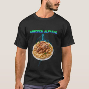 Hähnchen Alfredo Meme Bootleg Rap Stil 90er Vintag T-Shirt