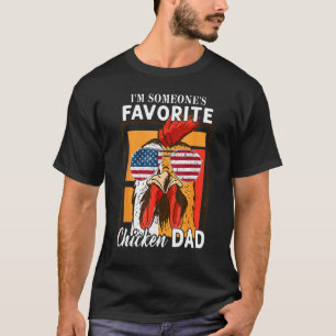 Hähnchen Amerikanische Flagge  Ich bin jemandes Li T-Shirt