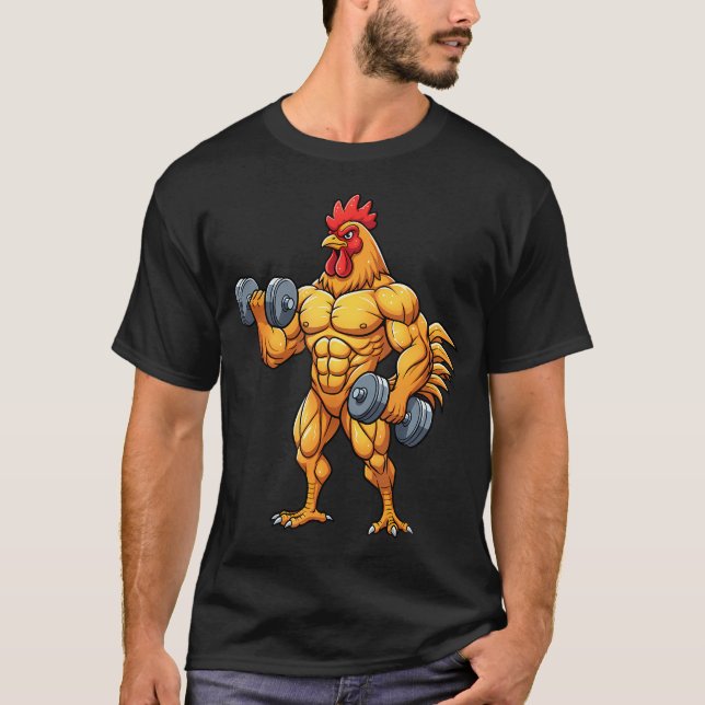 Hähnchen Buff T-Shirt (Vorderseite)