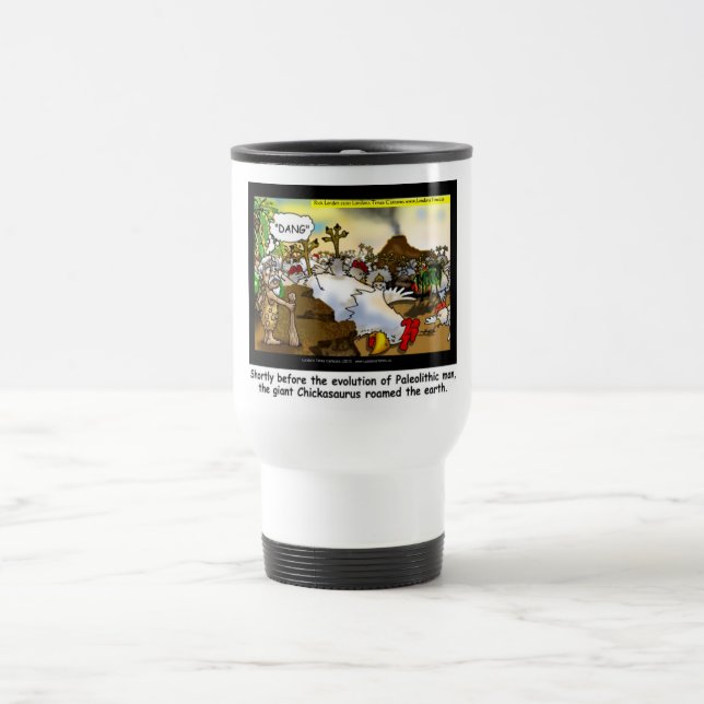 Hähnchen (Chickasaurus) T-Shirts Tasse (Mittel)