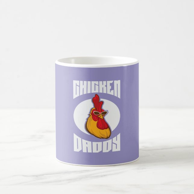 Hähnchen-Daddy-Farmpoultry Kaffeetasse (Mittel)