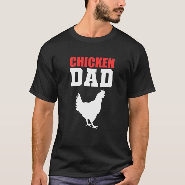 Hähnchen-Daddy-Rancher T-Shirt (Vorderseite)