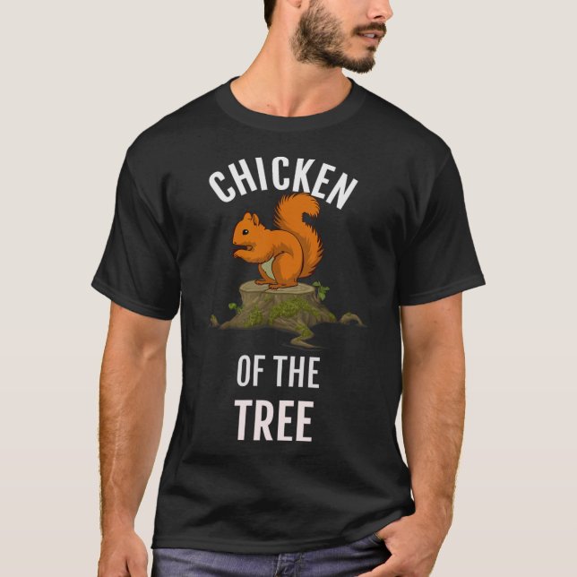 Hähnchen der Baumjägerjagd T-Shirt (Vorderseite)