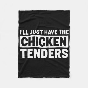 Hähnchen, ich nehme einfach die Chicken Tenders Fleecedecke