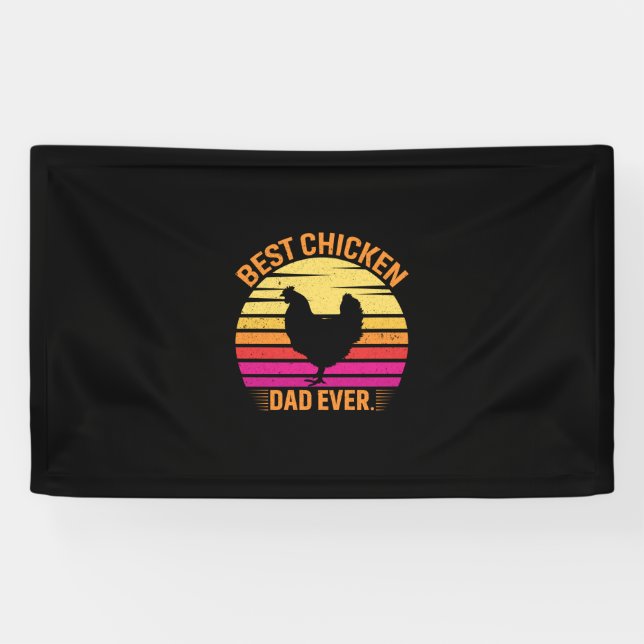 Hähnchen Kunst Bestes Hähnchen Banner (Horizontal)