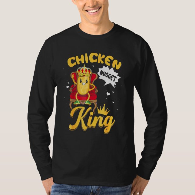 Hähnchen-Nugget-König T-Shirt (Vorderseite)