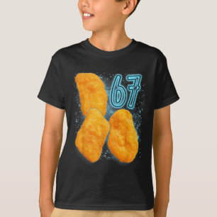 Hähnchen-Nugget-Liebhaber 67 Meme Six Seven Fried T-Shirt