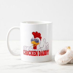 Hähnchen Papa Hühner-Vater Hühnerliebhaber Kaffeetasse