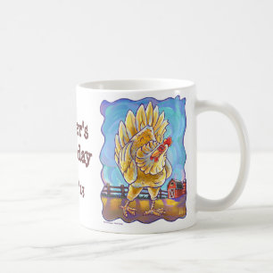 Hähnchen Party Center Tasse