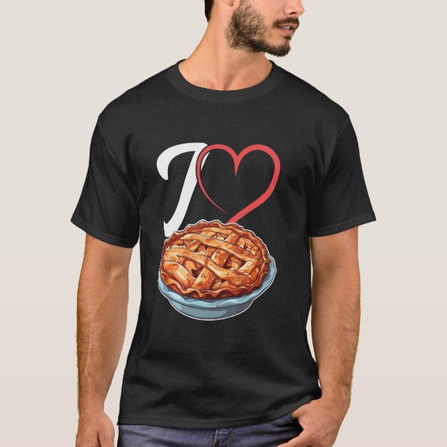 Hähnchen-Pot-Pie-Liebhaber Lustiger Spruch Farmer  T-Shirt (Vorderseite)