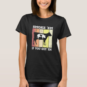 Hähnchen Schwein Rindfleisch Rauch Em Griller Pitm T-Shirt
