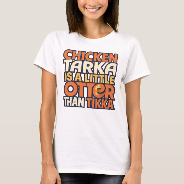 Hähnchen-Tarka-Witz T-Shirt (Vorderseite)