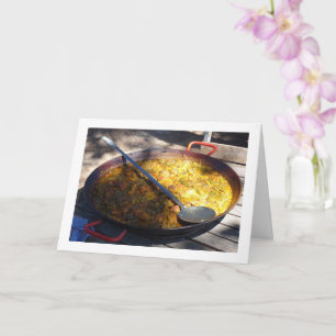 Hähnchen und Kaninchen Spanische Paella Küche Geri Karte