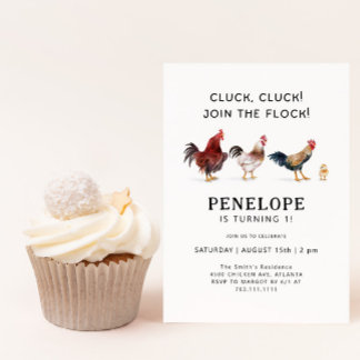 Hähnchen zum Geburtstag Einladung
