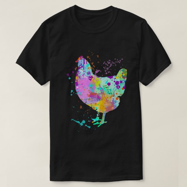 Hähnchenfarm Animal Art für Mama Haustierbesitzer  T-Shirt (Design vorne)