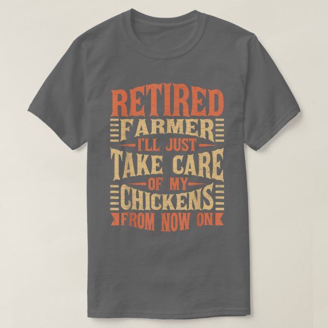 Hähnchenfarm für Bauer T-Shirt (Design vorne)