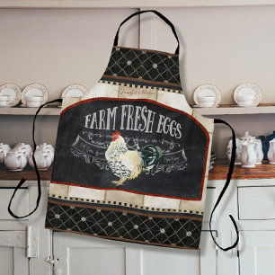 Hähnchenfarm Rooster Frische Eier Rustikales Bauer Schürze