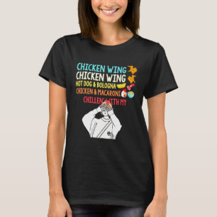 Hähnchenflügel Hähnchenflügel Hotdog Bologna Hähnc T-Shirt