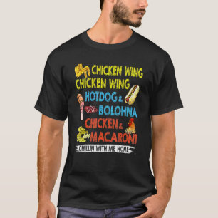 Hähnchenflügel Hähnchenflügel Hotdog Und Bologna K T-Shirt