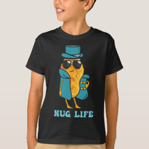 Hähnchenflügel Zitat Fast Food Lustig Frittiertes T-Shirt