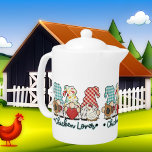 Hähnchenfreunde aus niedlichem Land<br><div class="desc">niedliches Country gnome Huhn Liebhaber Tee</div>