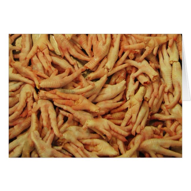 Hähnchenfutterkarte (Vorderseite (Horizontal))