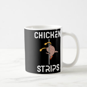 Hähnchenstreifen Lustiges Tanzhähnchen BBQ Byrbequ Kaffeetasse