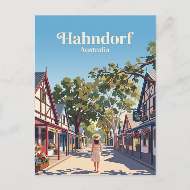 Hahndorf Australien Postkarte (Vorderseite)