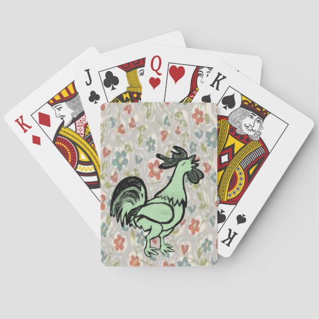 Hahnen Spielkarten Deck (Rückseite)