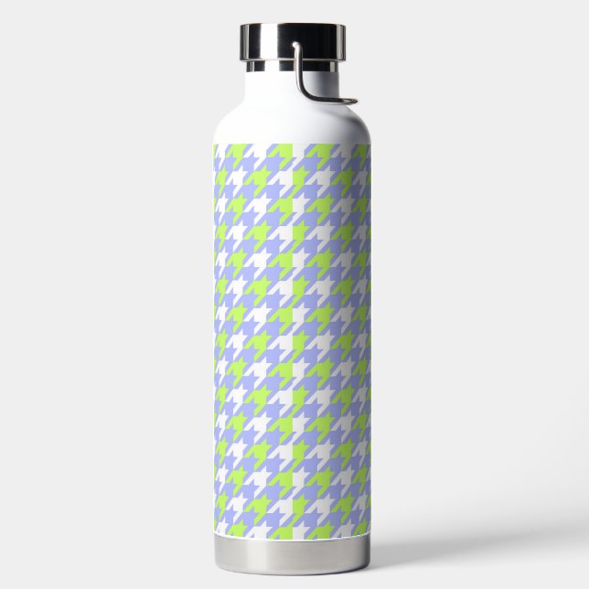 Hahnentritt-Wasserflasche Trinkflasche (links)