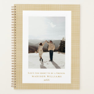 Hahnentrittmuster Aztec Gold Frame Foto Planer