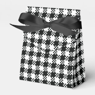 Hahnentrittmuster Bevorzugung Box Geschenkschachtel