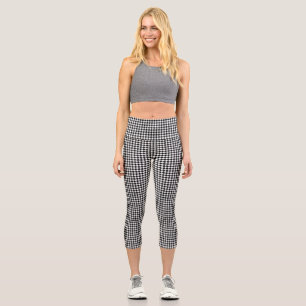 Hahnentrittmuster BW Sml Muster Capri Leggings