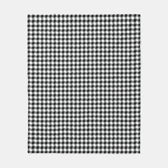 Hahnentrittmuster Fleece Blanket (Vorderseite)