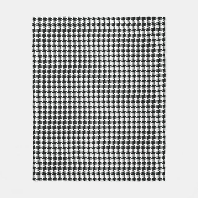 Hahnentrittmuster Fleece Blanket (Vorderseite)