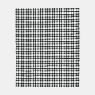 Hahnentrittmuster Fleece Blanket