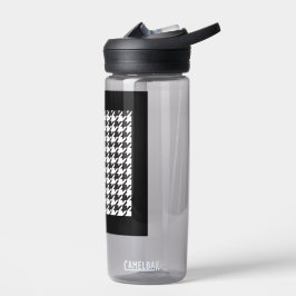 Hahnentrittmuster in Vorsicht gerissen Trinkflasche