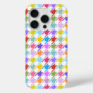 Hahnentrittmuster Multicolor+Weißmuster Case-Mate iPhone Hülle