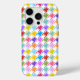 Hahnentrittmuster Multicolor+Weißmuster Case-Mate iPhone Hülle