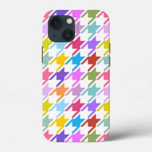 Hahnentrittmuster Multicolor+White Big Pattern Case-Mate iPhone Hülle