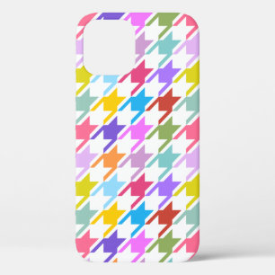 Hahnentrittmuster Multicolor+White Big Pattern Case-Mate iPhone Hülle