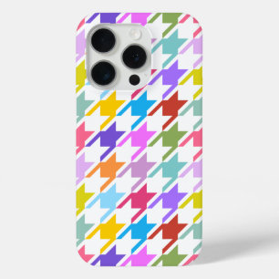Hahnentrittmuster Multicolor+White Big Pattern Case-Mate iPhone Hülle
