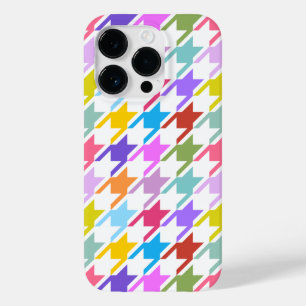 Hahnentrittmuster Multicolor+White Big Pattern Case-Mate iPhone 14 Pro Hülle