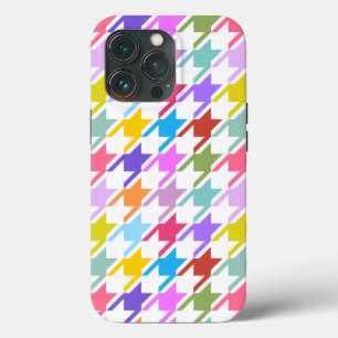 Hahnentrittmuster Multicolor+White Big Pattern Case-Mate iPhone Hülle